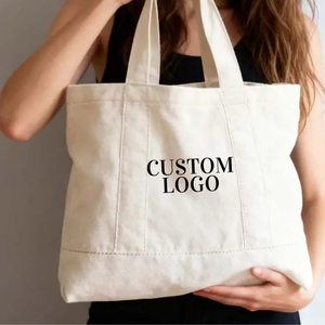 Bolsa de Lona de Algodón para Almacenamiento y Proyectos de Bricolaje con Logotipo y Tamaño Personalizados, Ligera y Ecológica para Compras y Viajes - Product Image 4