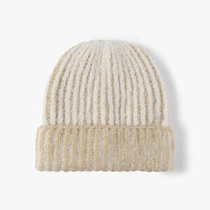 Wholesale Winter Color <b>Tie</b> Dye Beanie Outdoor Windproof Hats Thick <b>Wool</b> Custom Hats for Women Men - Product Image 3