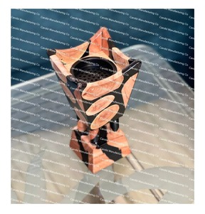 Brûleur d'encens Bakhoor en bois fait main, porte-encens en résine, bol d'aromathérapie Oud arabe pour la maison, le Majlis et la mosquée - Product Image 6