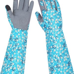 Guantes Largos de Cuero Ecológico Transpirable Personalizados, Resistentes a Espinas, Compatibles con Pantalla Táctil, para Jardinería y Poda, para las Cuatro Estaciones - Product Image 1