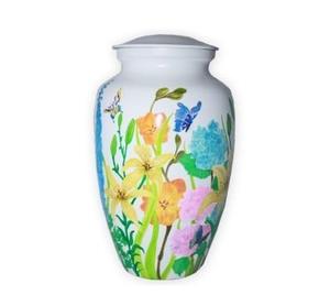 Urna de cremación de latón de última calidad, nuevo recuerdo de Metal de diseñador tradicional para cenizas de adultos, suministros funerarios - Product Image 5