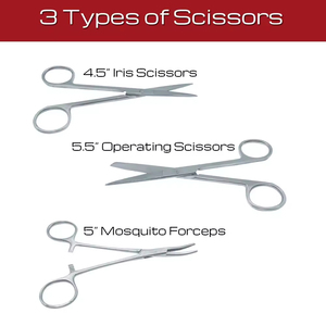 Hot Selling Veterinary Instrument Tools Dissecting Needle Cutting Experimental Equipment <b>Probe</b> Scissors Instrument By Tegra CE - Product Image 5