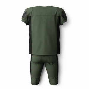 Professional American Football Uniform Fully Customized Team <b>Name</b> Tackle Twill Mesh Jersey Padded Football Pants Set - Product Image 2