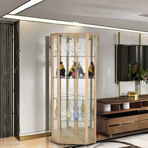 Vitrina Esquinera de Lujo Estilo Europeo para Oficina y Sala de Estar TMG-G28 con Iluminación LED - Product Image 2