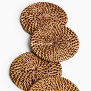Juego de posavasos de mimbre más vendido, Decoración de mesa hecha a mano para vajilla, decoración de mesa para comedor al por mayor de Vietnam - Product Image 1