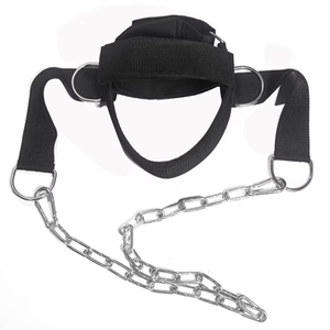 Harnais de tête pour exercices de cou, entraînement en salle de sport, levée de poids à la chaîne, réglable, prix bas, ensembles d'haltères avec harnais de tête - Product Image 1