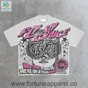 เสื้อยืดคอตตอน 100% คอวี แบรนด์ Fortune Apparel รุ่นปี 2021 ตัดเย็บตามสั่งสำหรับผู้ชาย ผ้า 220 กรัม ระบายอากาศได้ดีและเป็นมิตรกับสิ่งแวดล้อม - Product Image 1