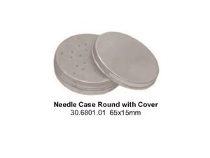 High Quality By Mahfooz INstruments Manual <b>Needle</b> <b>Case</b> Round Cover Stainless Steel Surgical Kit-Reusable CE Certified - Product Image 2
