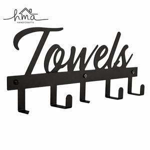 Nouvelles crochets muraux modernes multifonctionnels en acier inoxydable pour serviettes de cuisine, écologiques, 5 pièces - Product Image 1