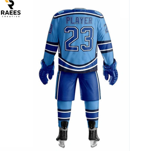 Maillot de hockey sur glace de haute qualité pour équipe sportive, logo personnalisé, maillot de hockey sur glace coupe ajustée - Product Image 2