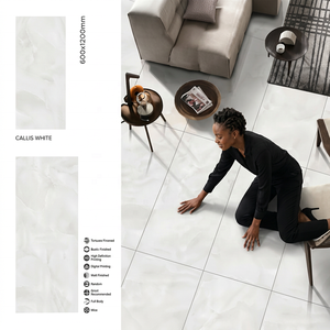 24x48 Calacata Pearl Glossy 60x120 Esmaltado Pulido 600x1200mm Porcelana 2x4 Piso Cerámica Azulejos vitrificados Uso en interiores y exteriores - Product Image 4