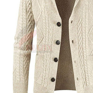 Cárdigan de Punto Cálido para Hombre, de Alta Calidad, Manga Larga, con Botones, Suave, Informal, para Trabajo u Oficina - Product Image 5