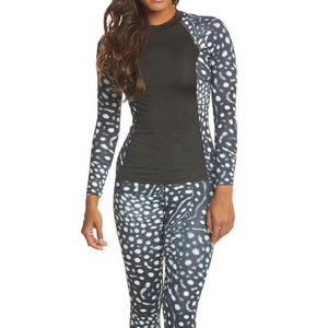 Women's Cycling Backless Rash Guard Floral <b>Print</b> with Front Zip Fight Rash Guard Long Sleeve <b>Surf</b> Mma Rush Guard for Adults - Product Image 5