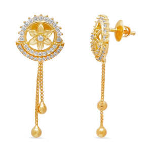 Cadeau de Noël pour la Saint-Valentin, boucles d'oreilles étoiles dorées plaquées or 925 en argent sterling pour femmes et filles - Product Image 6