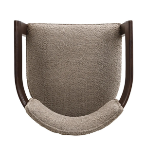 Taburete de Bar Moderno de Madera, Silla de Barra Tapizada, Asiento de Lujo para Restaurante, Cafetería, Hotel, Silla de Bar de Madera Maciza - Product Image 6