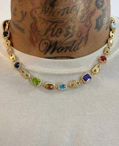 Chaîne de luxe la plus vendue, sertie de diamants moissanite, collier audacieux style Hip-Hop pour hommes et femmes, disponible à prix d'exportation - Product Image 3