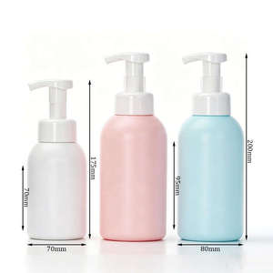 Vente en gros de flacons pompe en mousse PE de 500 ml, imprimés en sérigraphie, distributeurs de savon pour les mains, de gel douche et de mousse pour le visage de 300 ml, marque Unalilia - Product Image 5