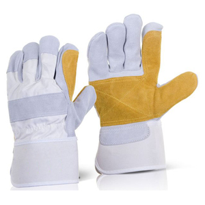 Leather Work <b>Gloves</b> Real Leather Working <b>Gloves</b> Work Safety <b>Gloves</b> Anti Cut Working <b>Gloves</b> Lightweight Best Selling Working - Product Image 1