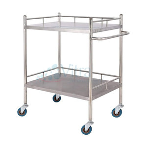 Hospital Ward <b>Helper</b> Instruments Trolley Easy Control Instruments Trolley Smart Design Instruments Trolley Long Use - Product Image 2