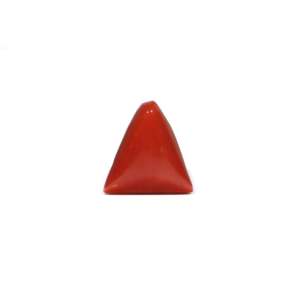 Handcrafted Synthetic Red Coral Oval Cabochon 4x6mm 6.45 Carat Loose Gemstone for Fine Jewelry - Product Image 2