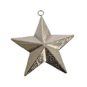 <b>Iron</b> Hanging Decorative Item With Silver Finished For Home Decoration And Other Christmas Decoration - Product Image 6