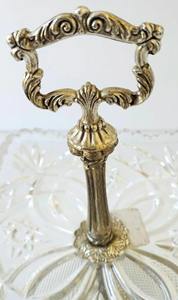 ถาดเสิร์ฟช็อกโกแลตคริสตัลชุบเงินวินเทจ ดีไซน์หรูหรา เหมาะสำหรับผลไม้ ขนมหวาน และตกแต่งโต๊ะ - Product Image 6