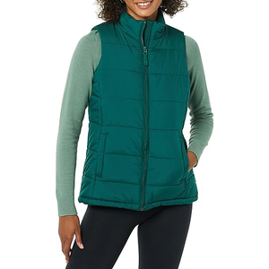 Nouvelle arrivée : Gilet matelassé en tricot pour femme, surdimensionné, en toile matelassée, rembourré en polyester, respirant, imperméable et écologique - Product Image 1