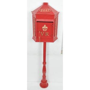 Ground <b>Mount</b> Metal LA Postes Yellow Coated Mailbox With Pillar Stand Ground <b>Mount</b> Water Resistance <b>Post</b> <b>Box</b> Wholesale Price - Product Image 3