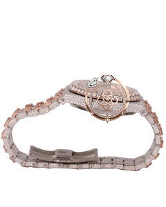 Reloj de Lujo con Diamantes Moissanite VVS para Hombre, Reloj de Pulsera de Acero Inoxidable Completamente Cubierto de Diamantes - Product Image 3