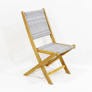 Ensemble bistrot en bois Comehome Vietnam Paris pour l'extérieur, table ronde ou carrée - Product Image 5