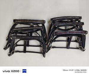 Harnais en cuir de cheval avec plaque de protection - Product Image 3