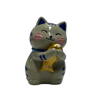 รูปปั้นแมวนำโชคสุดสร้างสรรค์โพลีเรซินของตกแต่งบ้านสำนักงานประติมากรรมตกแต่งบ้าน - Product Image 1