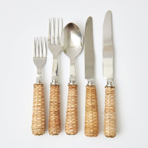 Ensembles de couverts de luxe pour fêtes, haute qualité, acier inoxydable 18/10, couverts portugais avec manches en bois, finition miroir, BEAU DESIGN - Product Image 2