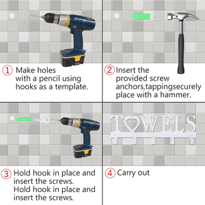 Ganci da Parete Neri Gotici Resistenti alla Ruggine CIFbuy - Appendiabiti Gotico per Bagno e Ingresso - per Portasciugamani (TikTok per Temu Pick) - Product Image 4