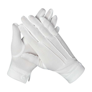 Guantes de algodón blancos con logotipo personalizado, guantes masónicos personalizados para iglesia, guantes de algodón personalizados, precio económico, venta al por mayor, OEM - Product Image 3