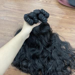 Extensions de cheveux humains vietnamiens de qualité supérieure, tissage double machine, prêtes à être expédiées, ondulées naturelles, prêtes à être expédiées - Product Image 2