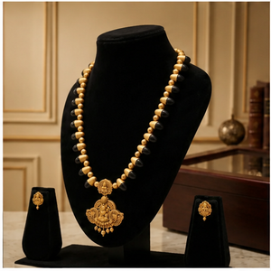Parure de bijoux religieux plaqué or pour mariée, technique de moulage, collier et boucles d'oreilles en alliage, motif floral, bijoux de mariage pour femme, cadeaux de fête - Product Image 4