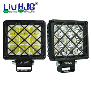 Feux de travail auxiliaires LED carrés clignotants 40W 12V LIU HJG 9 LED pour <span class=keywords><strong>moto</strong></span>, voiture et camion – Accessoires <span class=keywords><strong>moto</strong></span> modifiés - Product Image 4