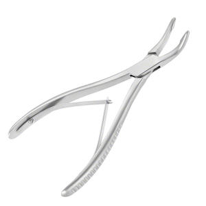Jansen Stainless Steel Precision Bone Rongeur 7" Curved 4mm Jaws Class I for Orthopedic Surgical <b>Instruments</b> By Grip Surgical - Product Image 4