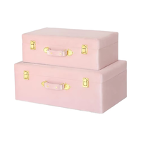 Boîte de rangement carrée en métal de couleur personnalisée, tendance moderne, durable, grande capacité, légère, robuste avec serrure pour usage domestique