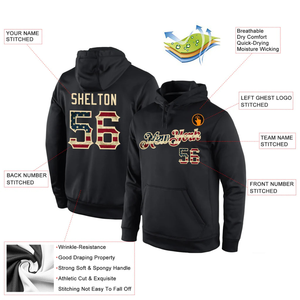 Sudadera con Capucha de Invierno Personalizada con Sublimación, 100% Poliéster, Nombre del Equipo y Número Personalizados, Ropa Deportiva, Sudadera de Manga Larga de Secado Rápido - Product Image 4