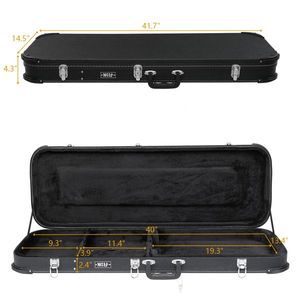 Estuche Rígido Cuadrado para Guitarra Eléctrica 13198066, Funda Protectora Compatible con ST TL Burning Fire 170 Style, Bolsa para Guitarra Eléctrica - Product Image 6