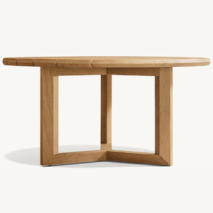 Table en teck de qualité supérieure, style moderne et épuré, idéale pour l'extérieur, résistante aux intempéries, en promotion. - Product Image 2