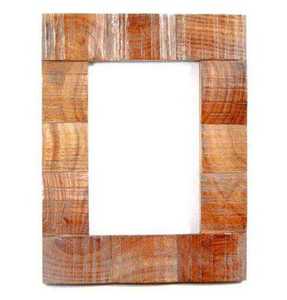 Marco de Fotos de Madera Ligero, Hecho a Mano, Ecológico, Resistente a los Rayos UV, Acabado en Madera Natural, Decoración para Hogar y Oficina, Familiar - Product Image 2