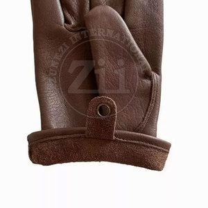 ถุงมือหนังคุณภาพพรีเมียมสำหรับงานช่าง-กันน้ำและป้องกันการบาด ทนทานสำหรับใช้งานกลางแจ้ง - Product Image 4