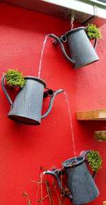 Arrosoir en métal vert avec finition peinture durable pour usage de jardinage - Product Image 4