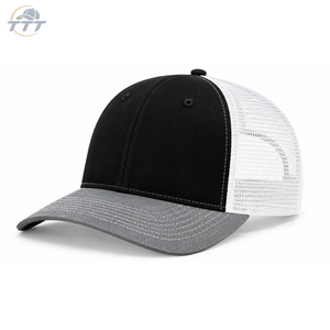 Gorra Trucker Vintage Personalizada de 6 Paneles Marrón y Blanca, Unisex, Transpirable, con Malla Exterior y Cierre a Presión, Venta al Por Mayor - Product Image 2