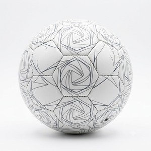 Balón de Fútbol, Balones de Fútbol de Tamaño Oficial 5, Cuero PU, Cosidos a Máquina, Balones de Fútbol para Entrenamiento de Equipos - Product Image 2