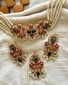 Low MOQ <b>Jewelry</b> for Women Wholesale Indian <b>Pakistani</b> Necklace <b>Jewelry</b> <b>Sets</b> With Earrings Fashion <b>Jewelry</b> <b>Set</b> Available For Sale - Product Image 3