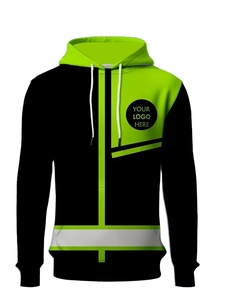 <b>Men's</b> Heavy-Duty 500g 100% Cotton Custom Hoodie Personalized with Name/Text/Logo Front Breathable Fabric Warehouse Office Use - Product Image 2